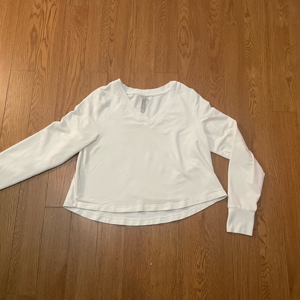 Athleta White Sweatshirt